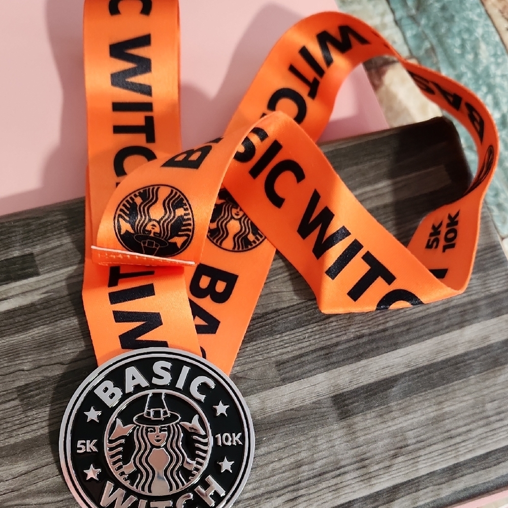 Basic Witch Medal with Orange Ribbon